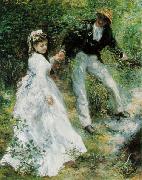 Pierre-Auguste Renoir La Promenade oil painting